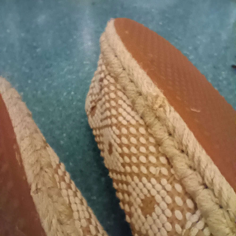 Toms woven flat espadrille sz 8 - Picture 5 of 6